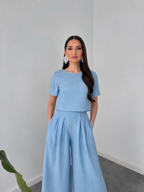 Azure Ease Co-Ord Set By Belleci