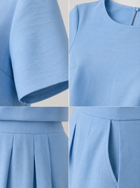 Azure Ease Co-Ord Set By Belleci image 6