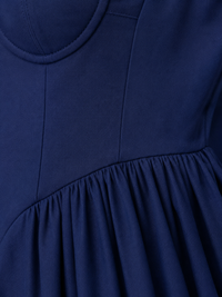 Elysian Navy Corset Midi Dress by Belleci image 6