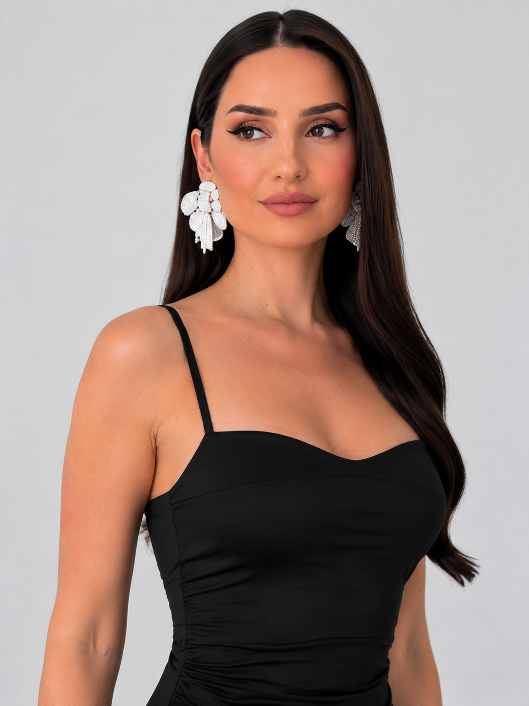 Classic Black Elegance Bodycon Dress By Belleci