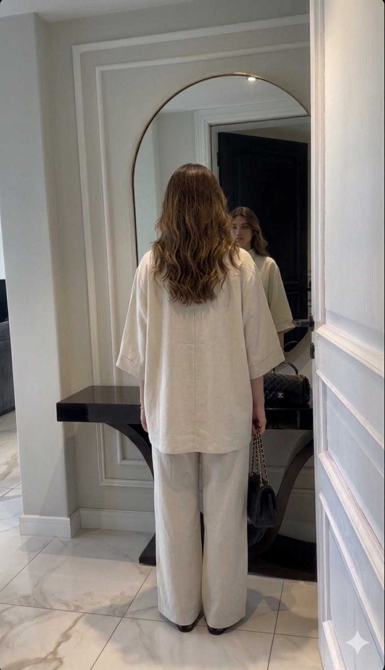 Belleci Premium Linen Co-ord Set – Relaxed Elegance
