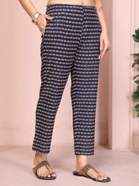 BELLECI MIDNIGHT BLOOM PRINTED KURTA SET image 6