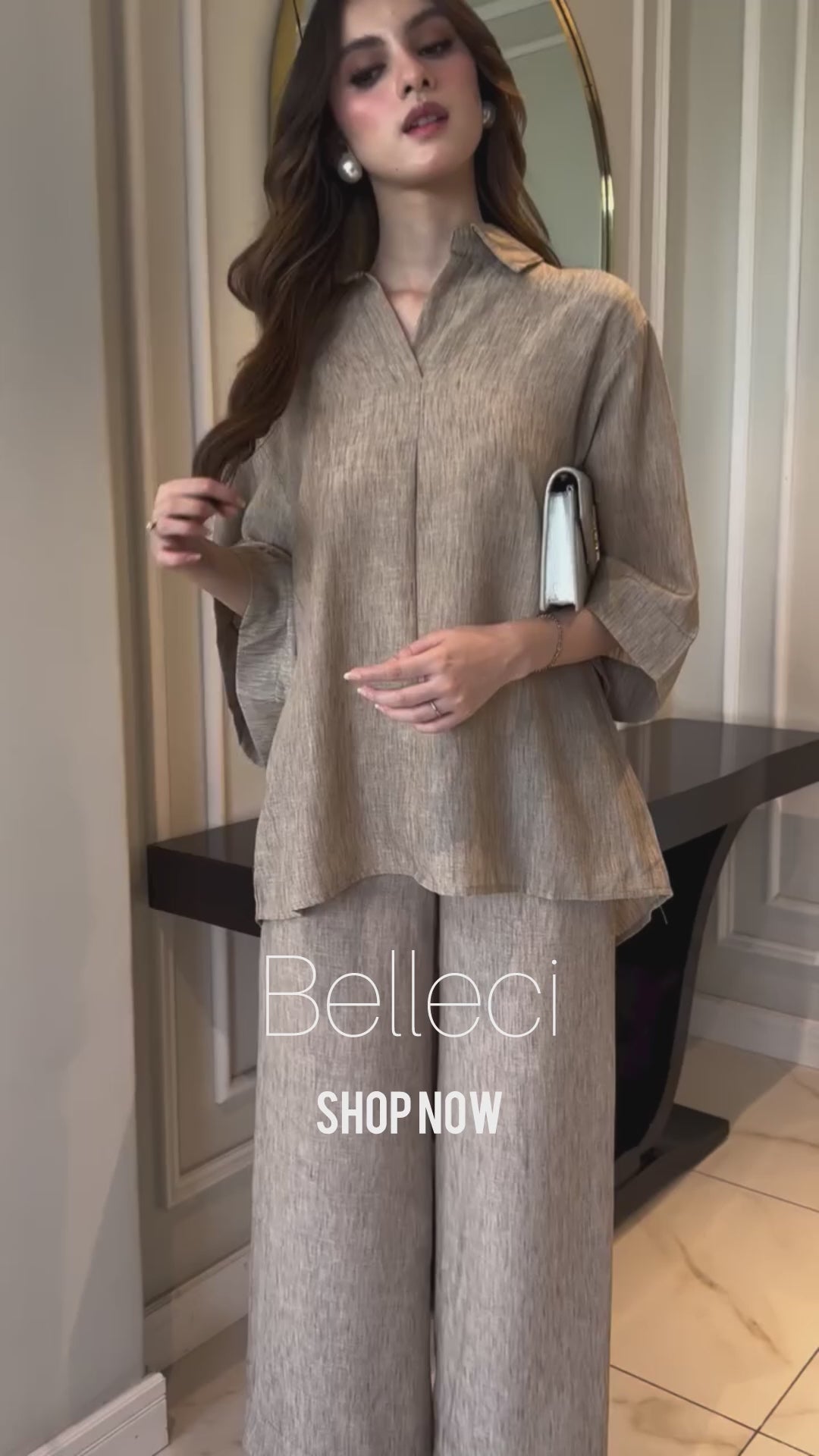 Belleci Premium Linen Co-ord Set – Relaxed Elegance